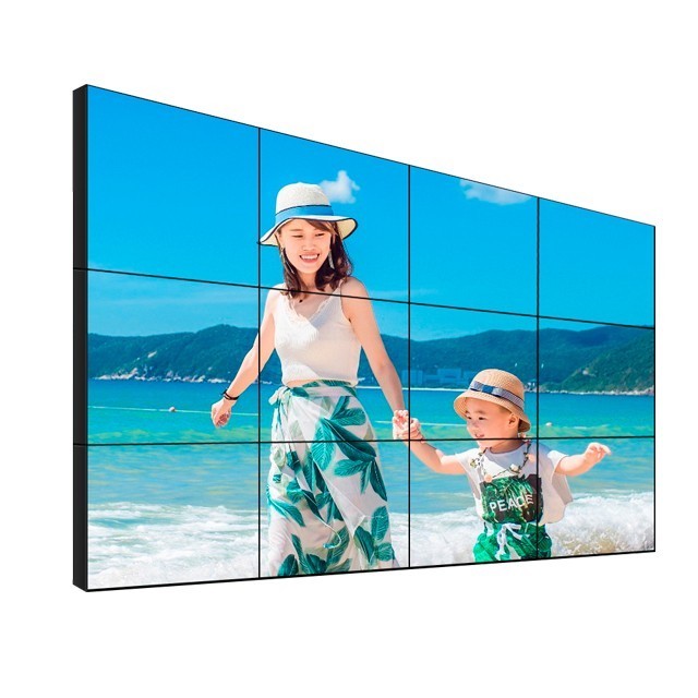 indoor 2*2 3*3 55 inch lcd video wall led video wall with narrow bezel 3.5mm for advertising