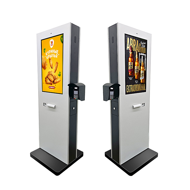 32 Inch  Outdoor Self Serviced POS Kiosk  Digital Menu Vending Machine Self Payment Machine for Restaurant Coffee House Shop