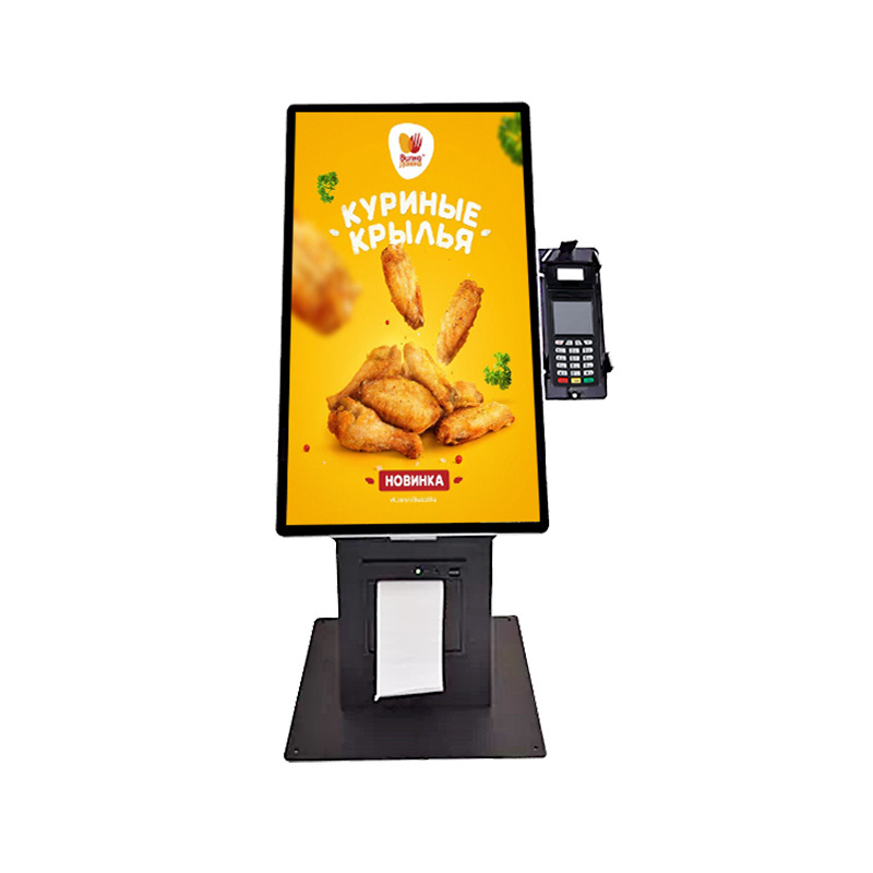 Popular touch screen 15.6 inch self service order kiosk desktop payment kiosk check in check out kiosk