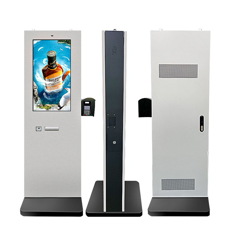 32 Inch  Outdoor Self Serviced POS Kiosk  Digital Menu Vending Machine Self Payment Machine for Restaurant Coffee House Shop