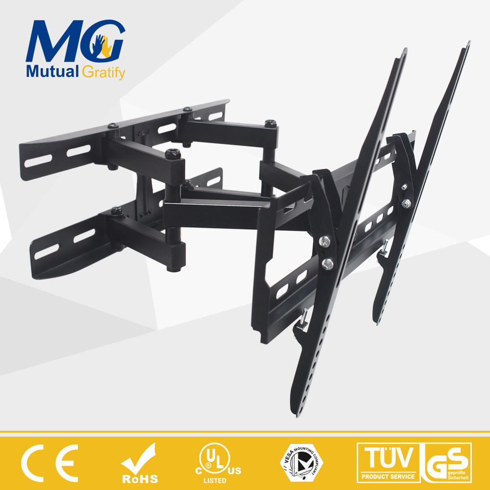 MG TV Wall Mount Dual Articulating Arms Full Motion Swivel Extension Tilt TV Mount Fits for Most 26