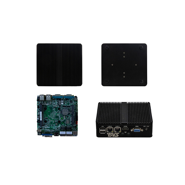 BVS Ultimate Micro Industrial Computer N2830, J1800, J1900, J4125, i3, i5, i7  Fanless Mini PC Windows10