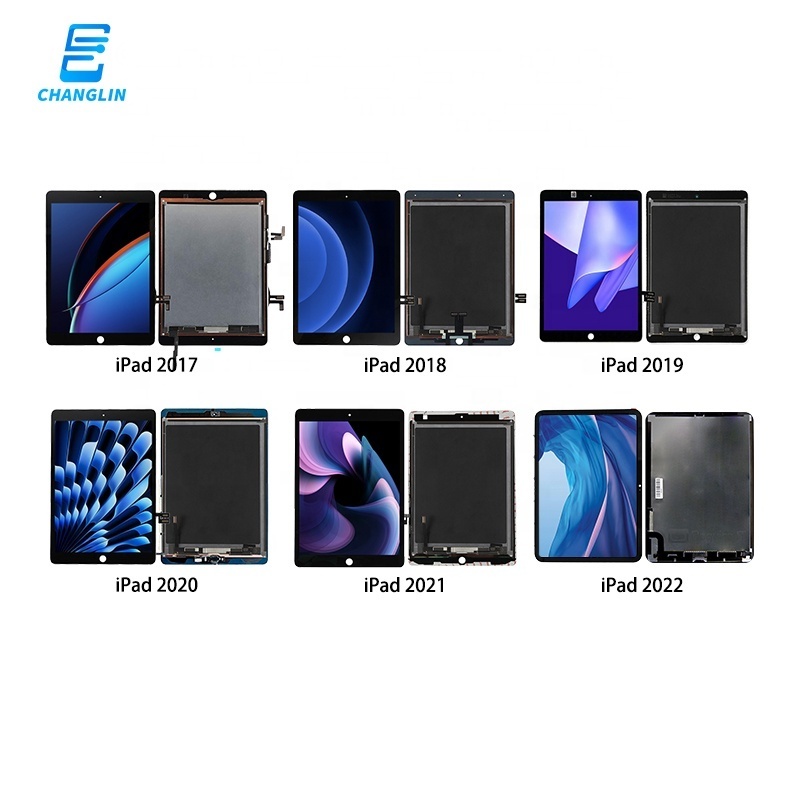 High quality for ipad lcd replacement spare parts tablet pantalla air 2 a1567 a1566 combo