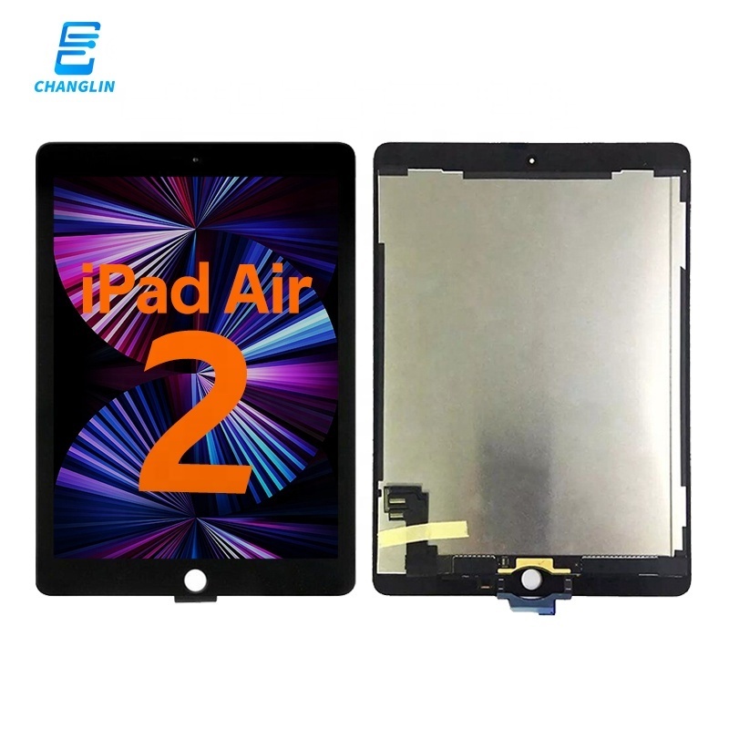 High quality for ipad lcd replacement spare parts tablet pantalla air 2 a1567 a1566 combo