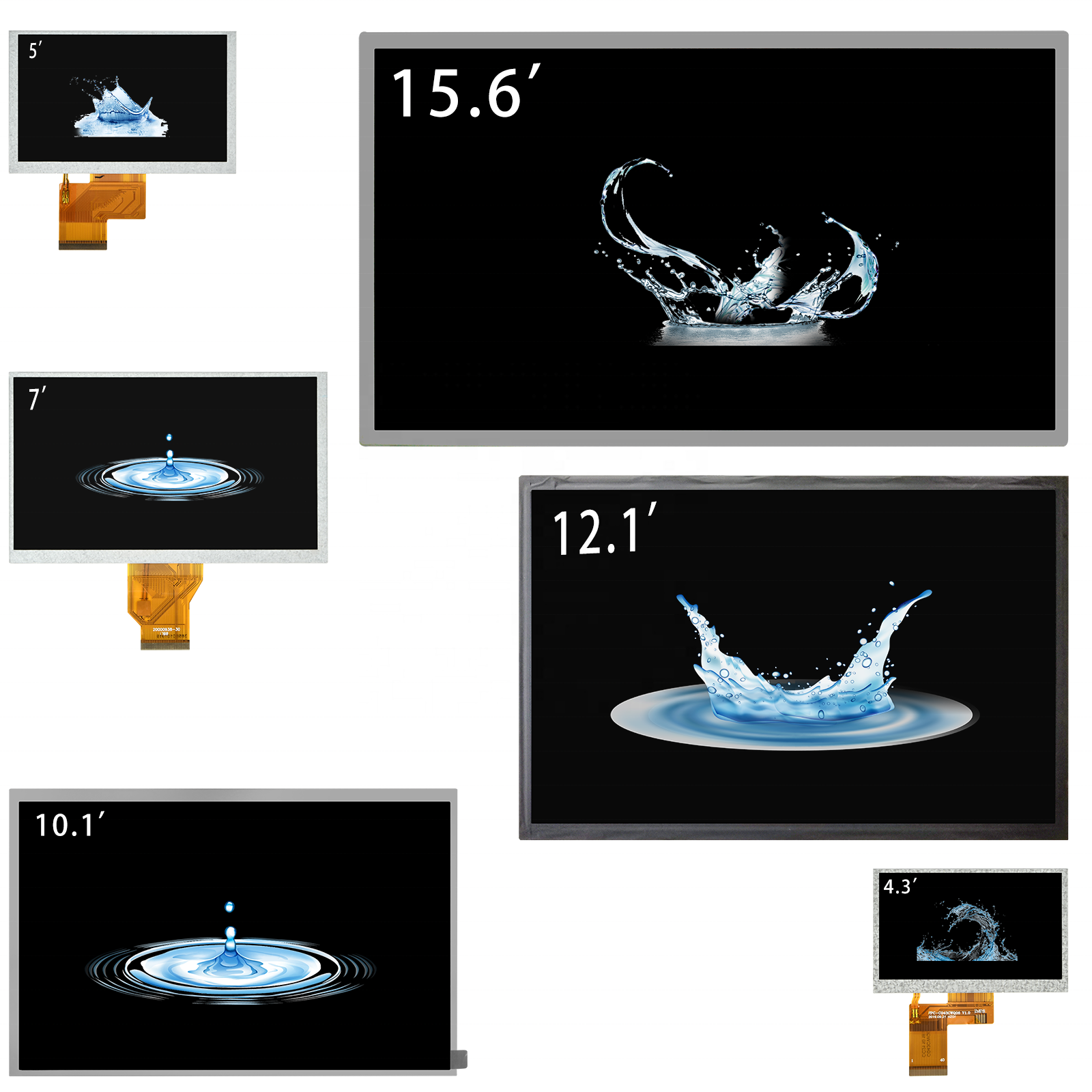 Capacitive Touch screen tft panels monitor Industrial lcd touch screen monitor Industrial display module Touchscreen monitors