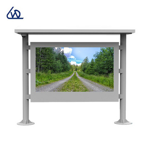 big advertising screen outdoor kiosk LCD display digital signage touch screen 70 inch TV wifi 4G