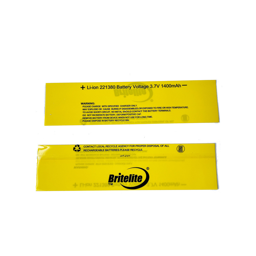 Custom Printed Private Printable Oem 18650 Battery Wrap Pvc Heat Shrink Label