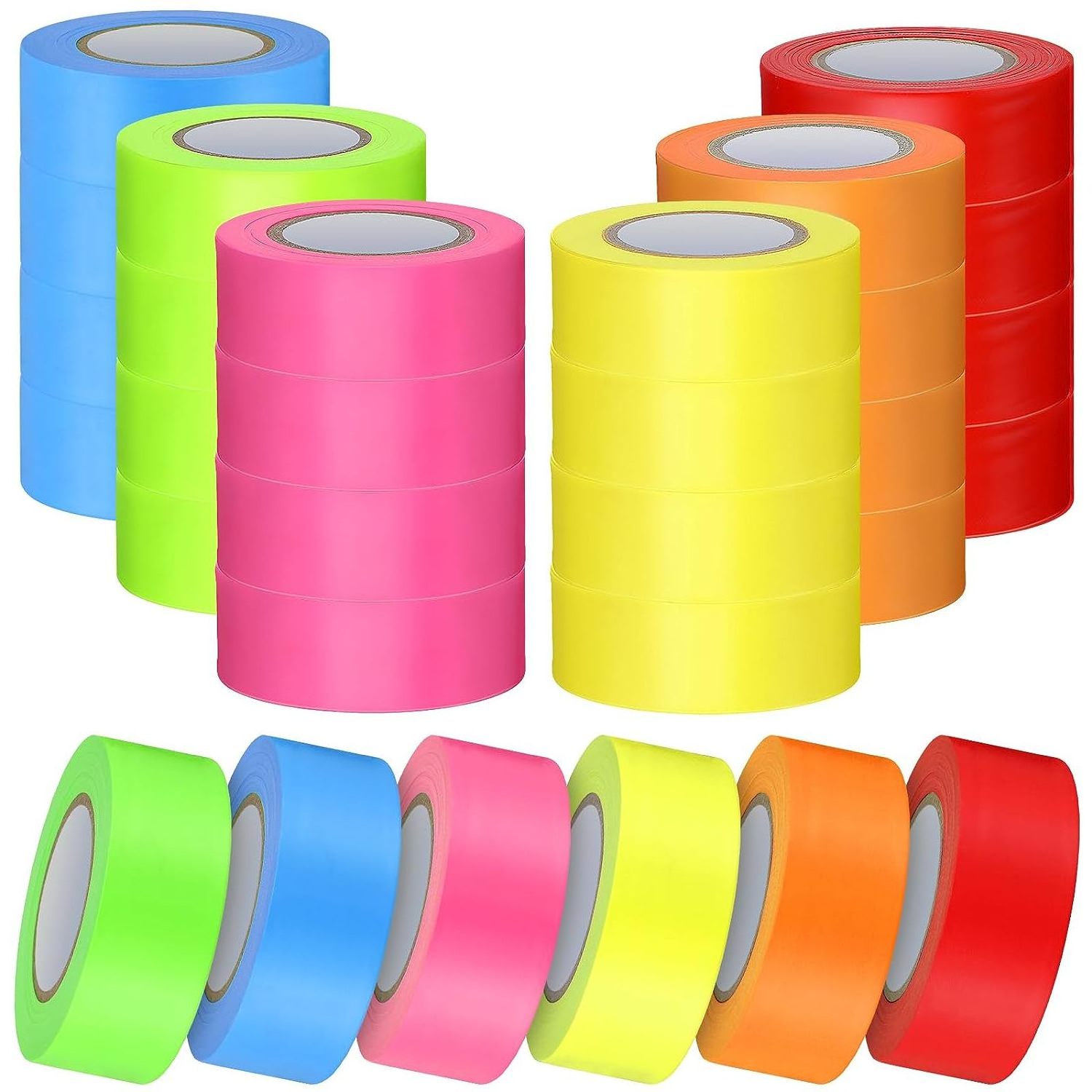 PVC Floor Tape Warning Tape  Carpet Single Side Cloth Base Adhesive PVC Frosted Non-slip Floor Adhesive, Color Adhesion Paper