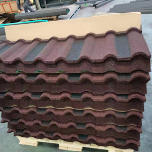 reliable quality color stone coated metal roof tile.