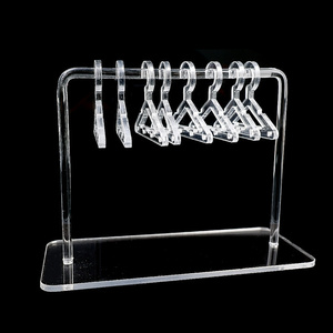 Acrylic Mini Hanger For Earrings Transparent Earring Storage Rack