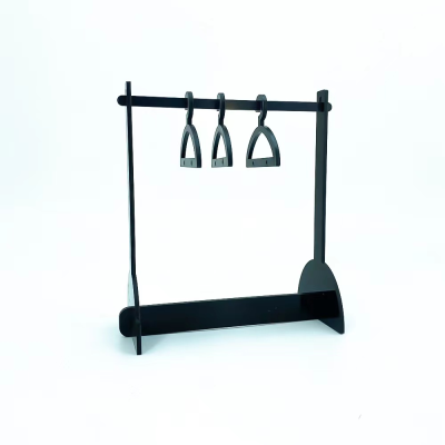 Acrylic Mini Hanger For Earrings Transparent Earring Storage Rack