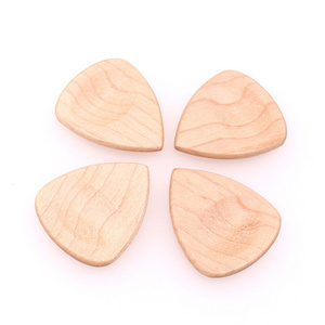 Hot Selling  Custom Cheap Engraved Maple Wood Guitar Pick