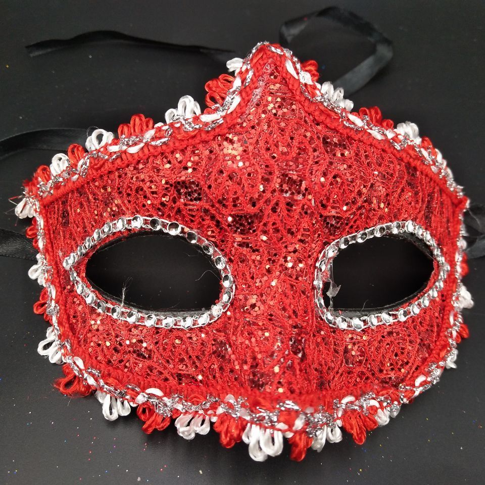 Fashionable Elegant Lady Lace Eye Mask Venetian Mask