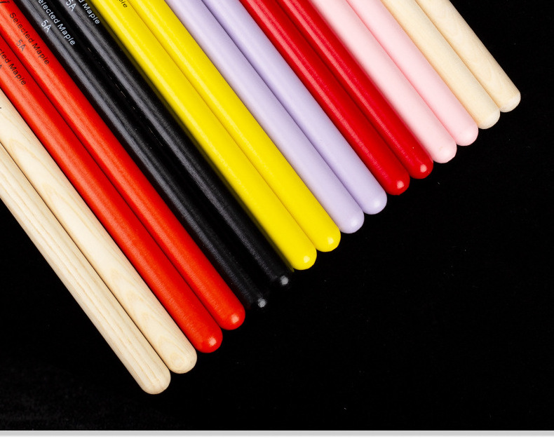 Factory wholesale  custom LOGO Jazz Drum hickory drumsticks drum sticks 5a