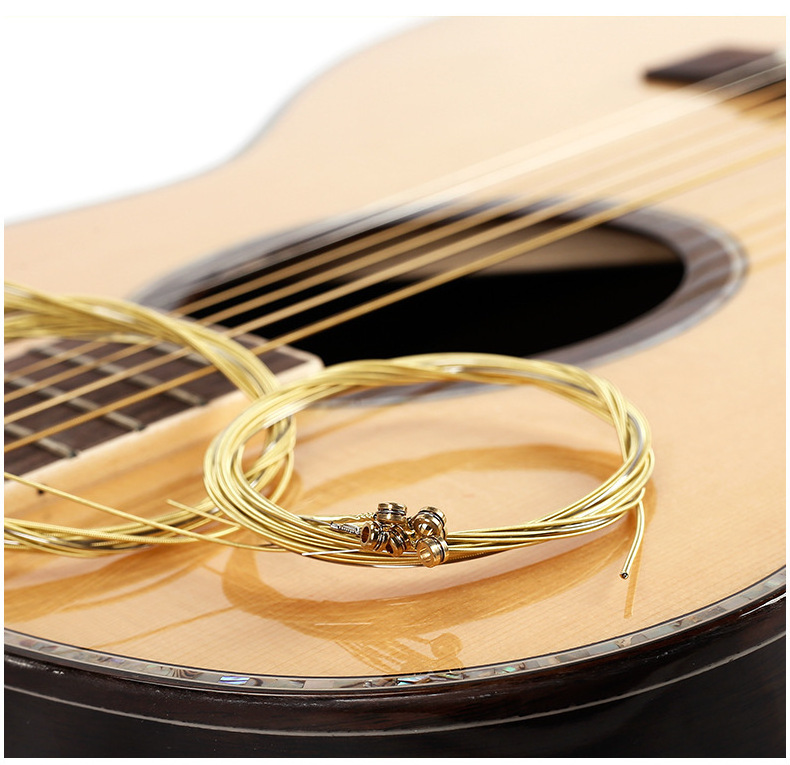 Acoustic Guitar Brass String Folk Guitar Steel String 6 Bulk String Wholesale