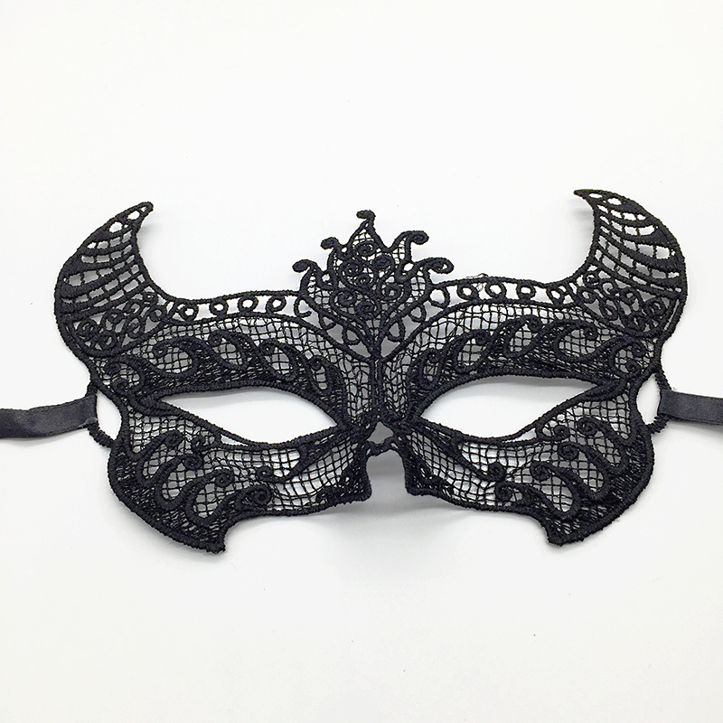 Hot Women Black Sexy Lace Eye Mask Party For Masquerade Halloween Venetian Costumes Carnival Mask