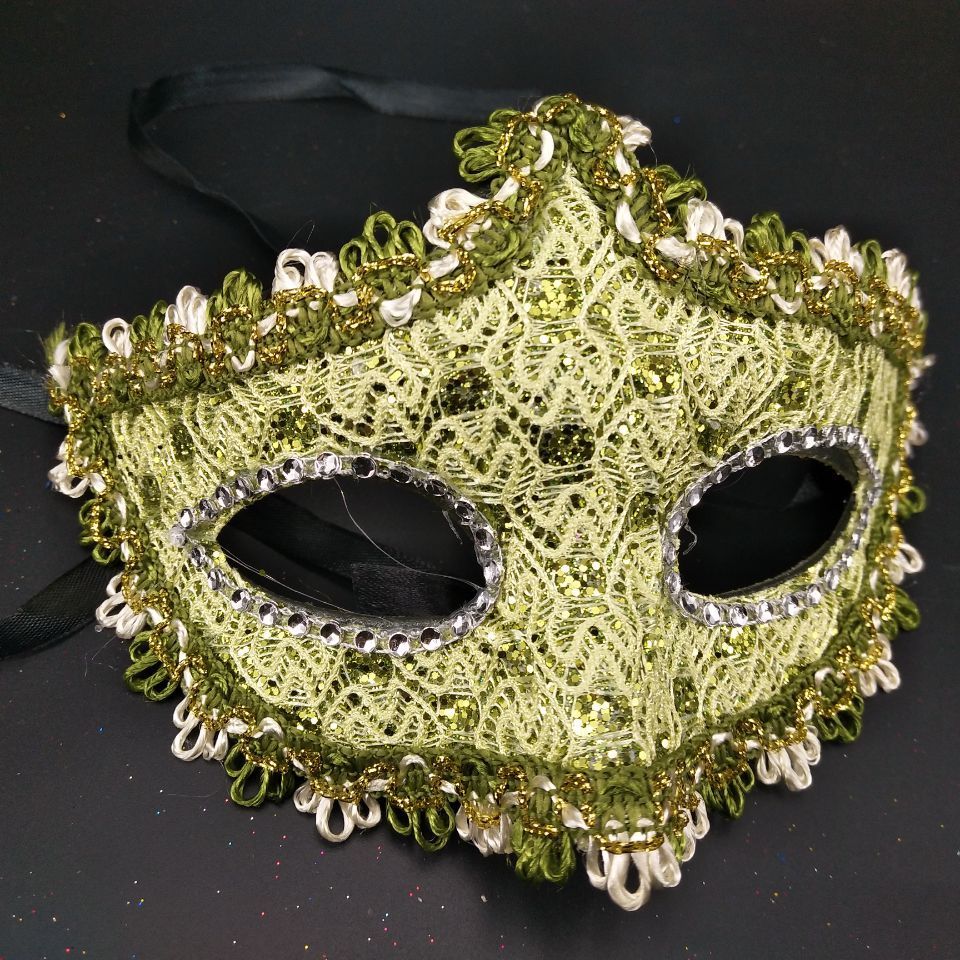 Fashionable Elegant Lady Lace Eye Mask Venetian Mask