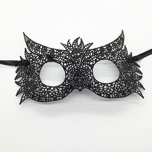 Hot Women Black Sexy Lace Eye Mask Party For Masquerade Halloween Venetian Costumes Carnival Mask