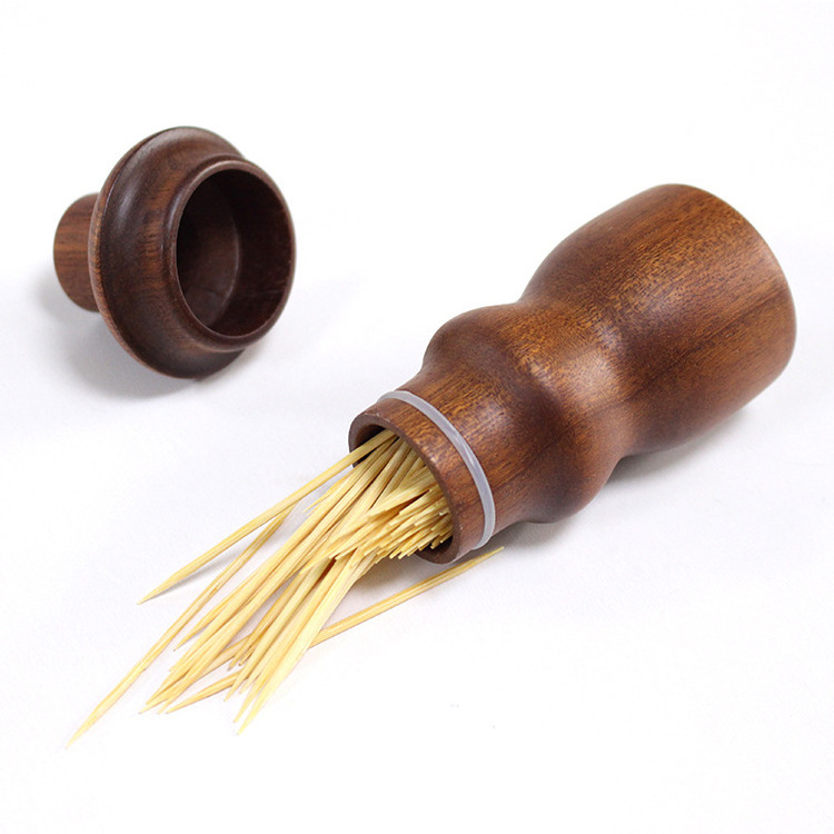 Wooden toothpick holder with creative and personalized minimalist toothpick box