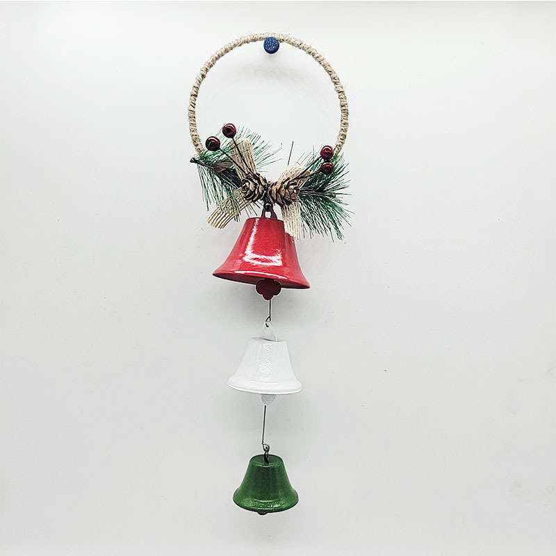 Holiday Decor Christmas Tree Bells Ornaments Iron Decorations Hanging Christmas Tree Accessories