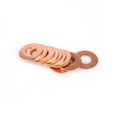 Wholesale Customized High Quality Copper Washer Sealing Gasket Copper Gasket