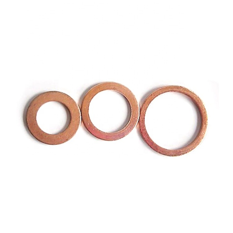 Wholesale Customized High Quality Copper Washer Sealing Gasket Copper Gasket