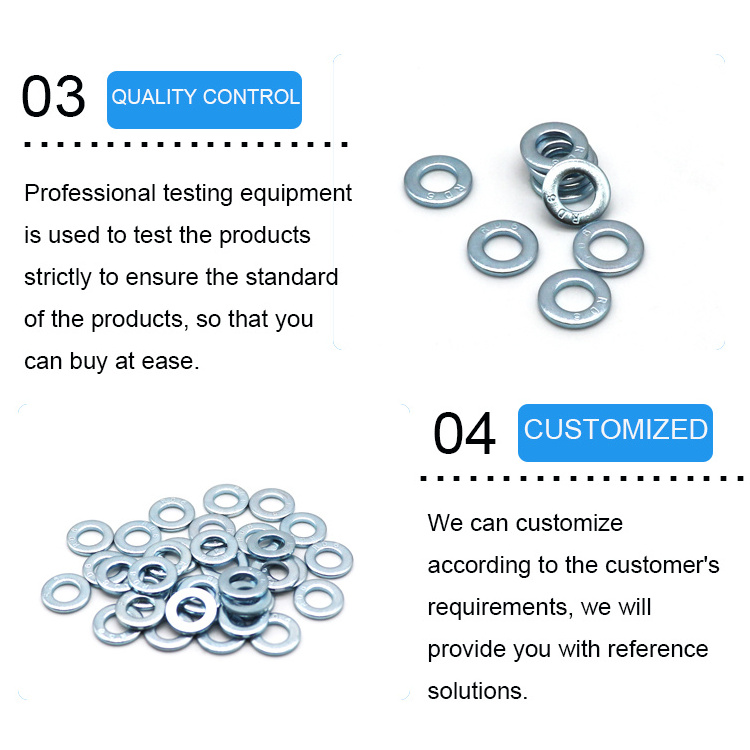 Supply Fastener Brass Copper Colored Metal Round Flat Fender Washers Sealing Gasket Punched Ring Washer