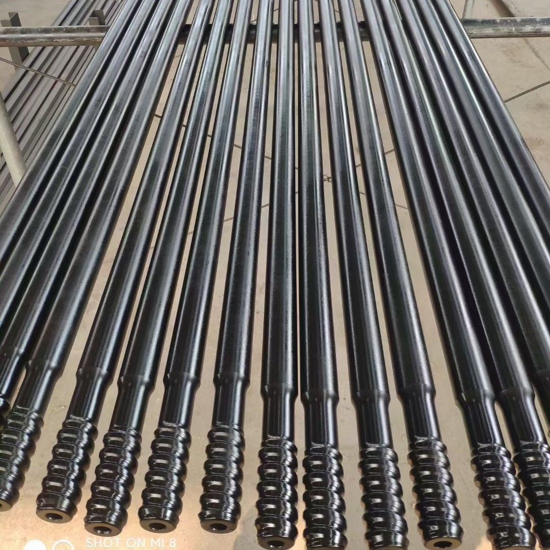 Factory Direct Sale ST68 Thread Long Hole Rock Blasting Drill Pipe Steel Rod For Tube Drilling