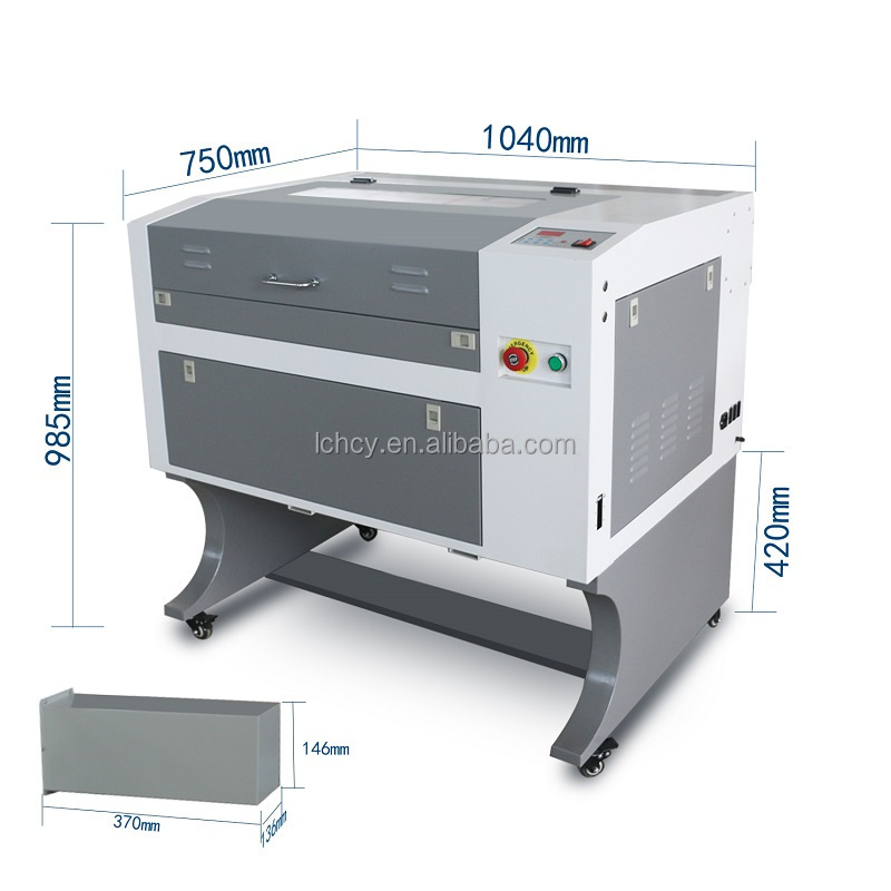 New  4060 6040 co2 laser engraving machine with lifting table laser cutter for acrylic/t shirt printing machine