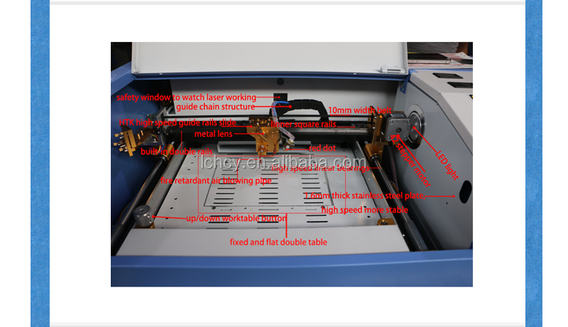 Flash Laser stamp making machine, laser engraving and cutting machine K40D