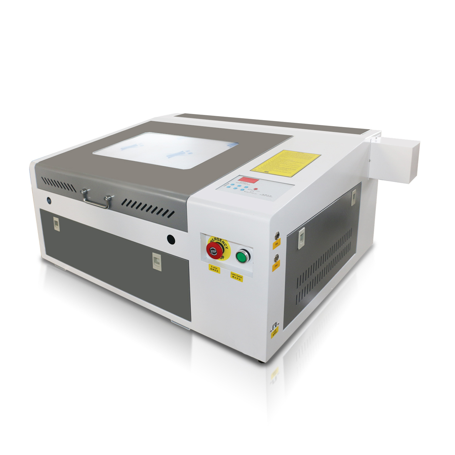 Low MOQ Co2 Laser 50 60 80 Watts Small Rotary Cutting Machine 4040 3040 Lazer Engraving Machine 40*40cm