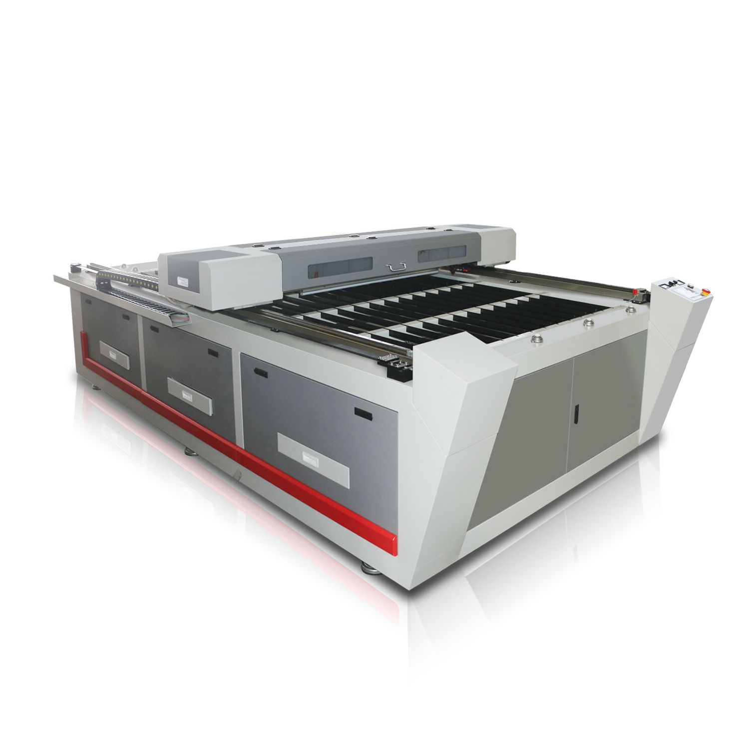 Offline 1325 Large format laser and customized etching engraving cutting machine for fabric leather textile paper plywood MDF co2 laser and customized etching cutter machine factory sale