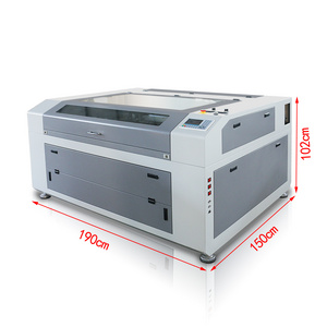 Agent price 1390 CO2  Laser Cutter 80w 100w 150w Mdf Textile Foam Leather Acrylic Fabric Wood Laser Cutting Engraving Machine