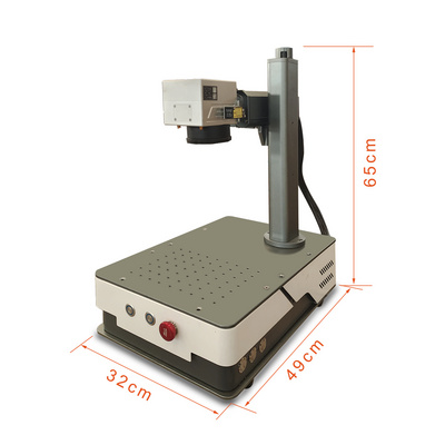 Mini Portable Fiber Laser Marking Machine 20W 30W 50W fiber engraving machine