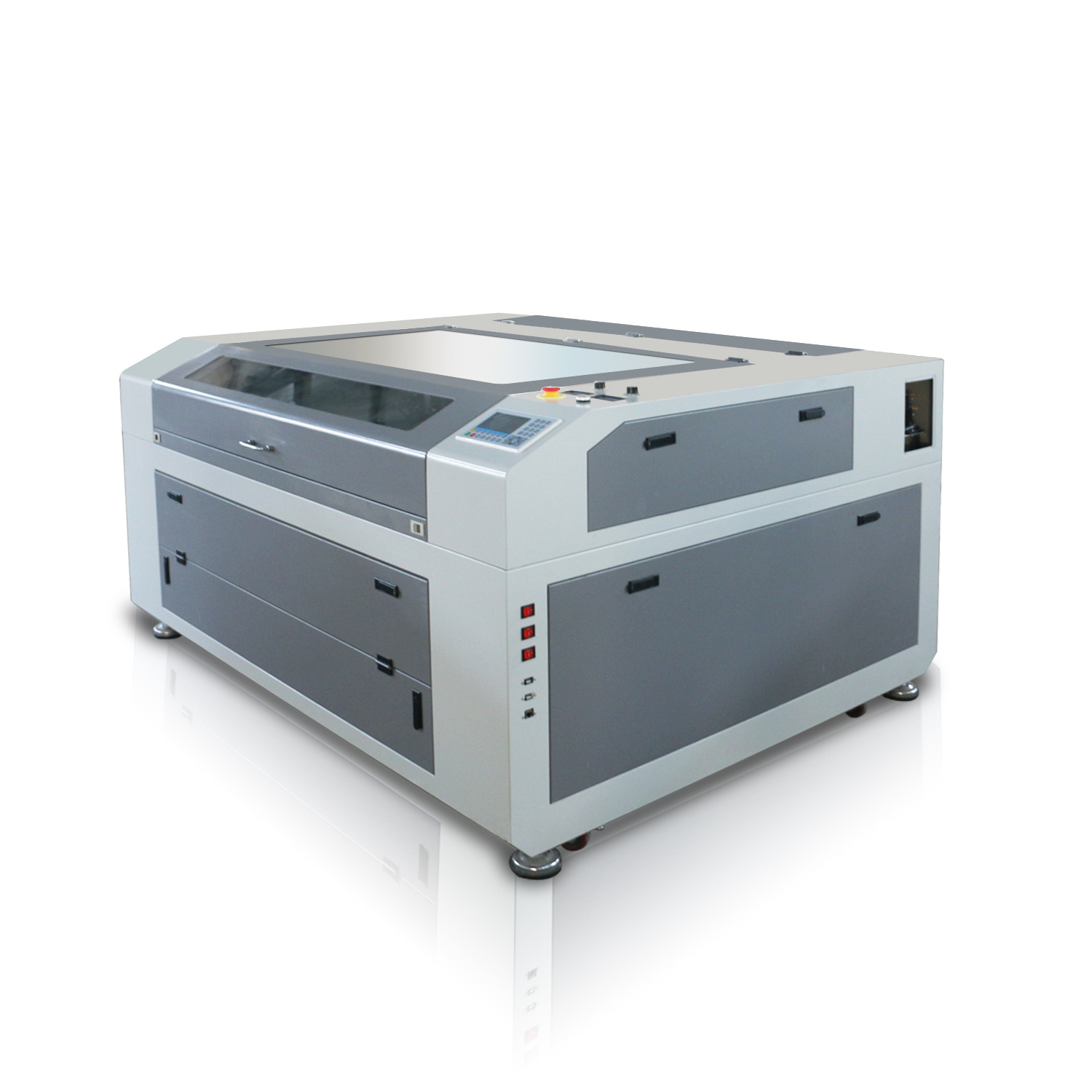 High precision 1390 80w 100w 130w CO2 laser engraving cutting machine single/double heads with ruida