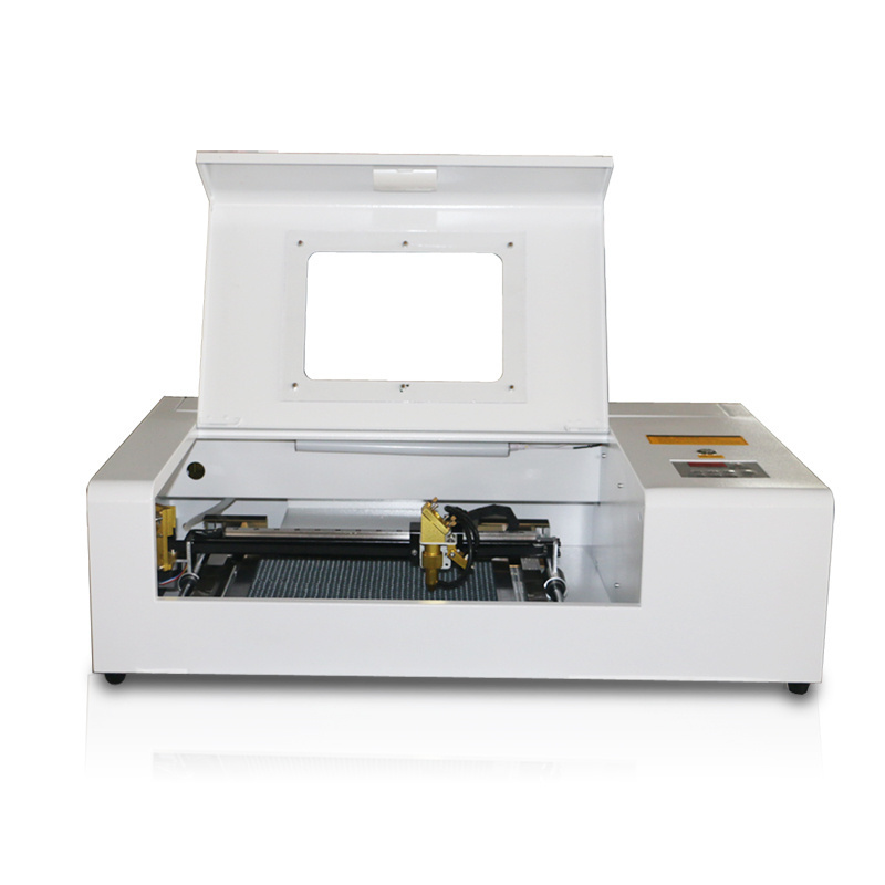 Laser co2 engraving mobile phone cutting film machine 50w 320 mini laser co2 engraving machine 40w k40 rubber stamp engraving liaocheng factory M2 controller 50w