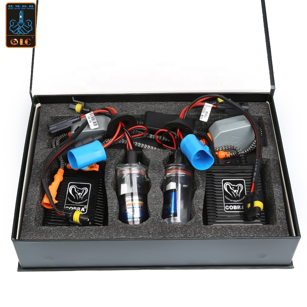 Auto Parts Xenon Light 35W 55W 75W HID 6000K H4 Xenon HID Kit for H1 H3 H4 H7 H11 9005 9006