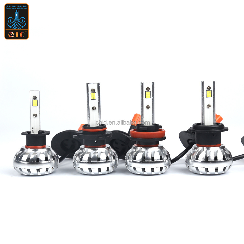 H11 High Quality A1S LED Car Headlight Bulb H1 H3 H4 H7 H8 H9 H10 H11 H13 9004 9005 9006 9007 For 60 Watts 6000 lumen