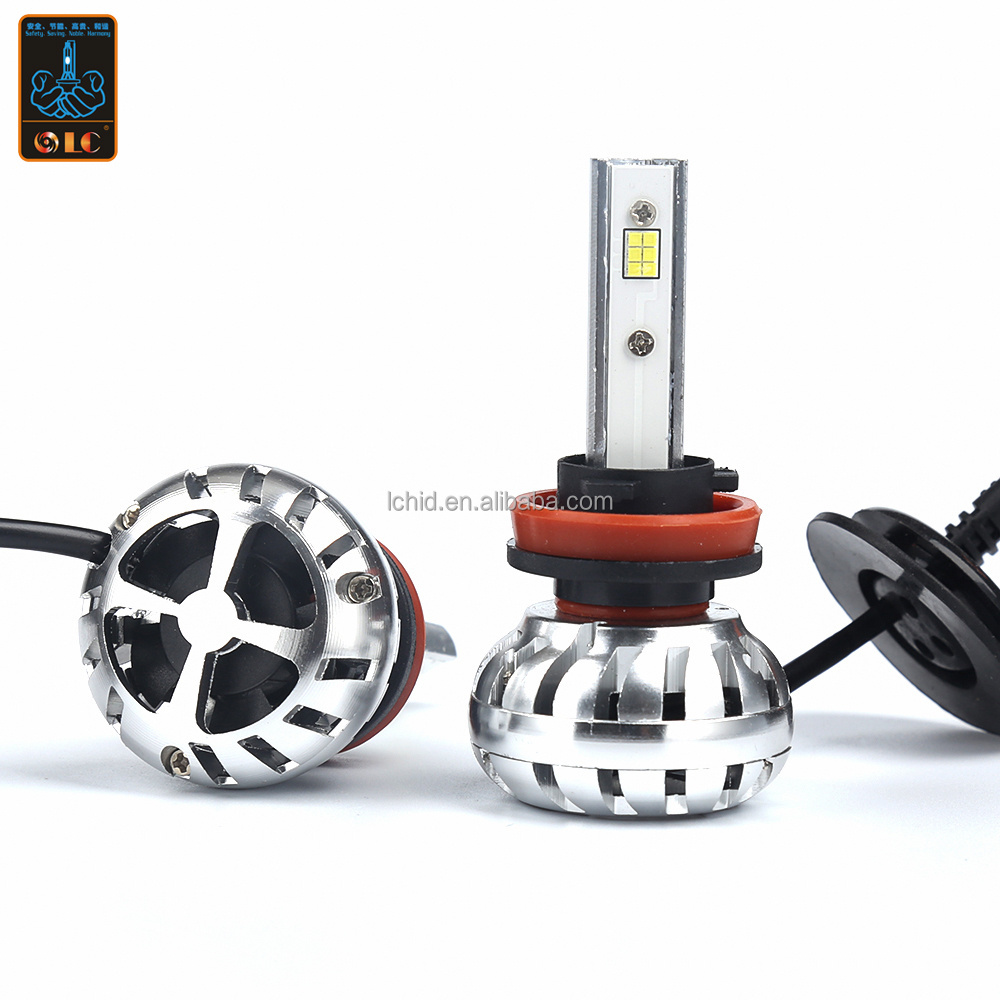 H11 High Quality A1S LED Car Headlight Bulb H1 H3 H4 H7 H8 H9 H10 H11 H13 9004 9005 9006 9007 For 60 Watts 6000 lumen