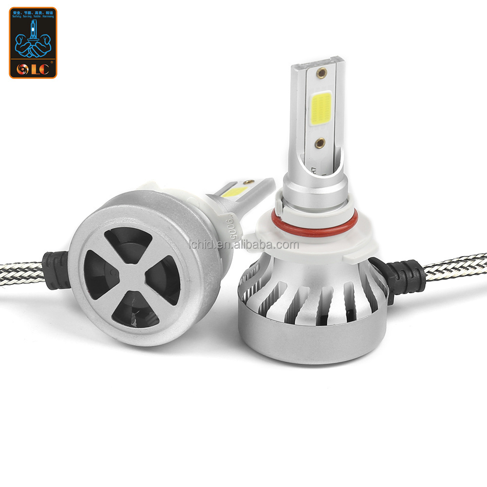 Liancheng Hot sell A6 Super Bright LED Headlight 12V 30W 9005 3200LM 6000K High Quality Auto LED Head Bulbs