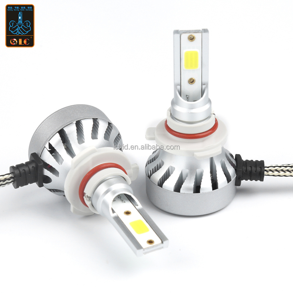 Liancheng Hot sell A6 Super Bright LED Headlight 12V 30W 9005 3200LM 6000K High Quality Auto LED Head Bulbs