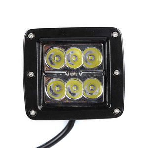 LC 18W 2.5" 12v 24V Truck farm tractor led lighting Off Road Spot LED work light for auto lighting systems