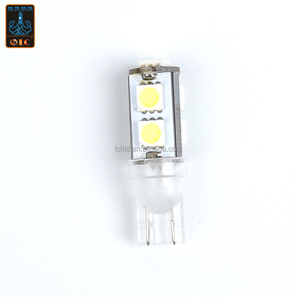 T10 5050 7smd led bulb T10 194 168 7smd led bulb white T10 LED interior light w5w