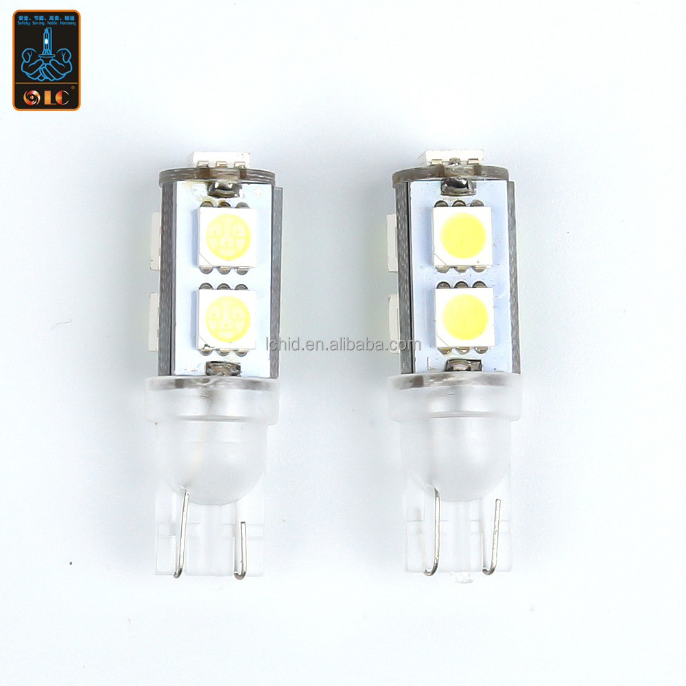 T10 5050 7smd led bulb T10 194 168 7smd led bulb white T10 LED interior light w5w