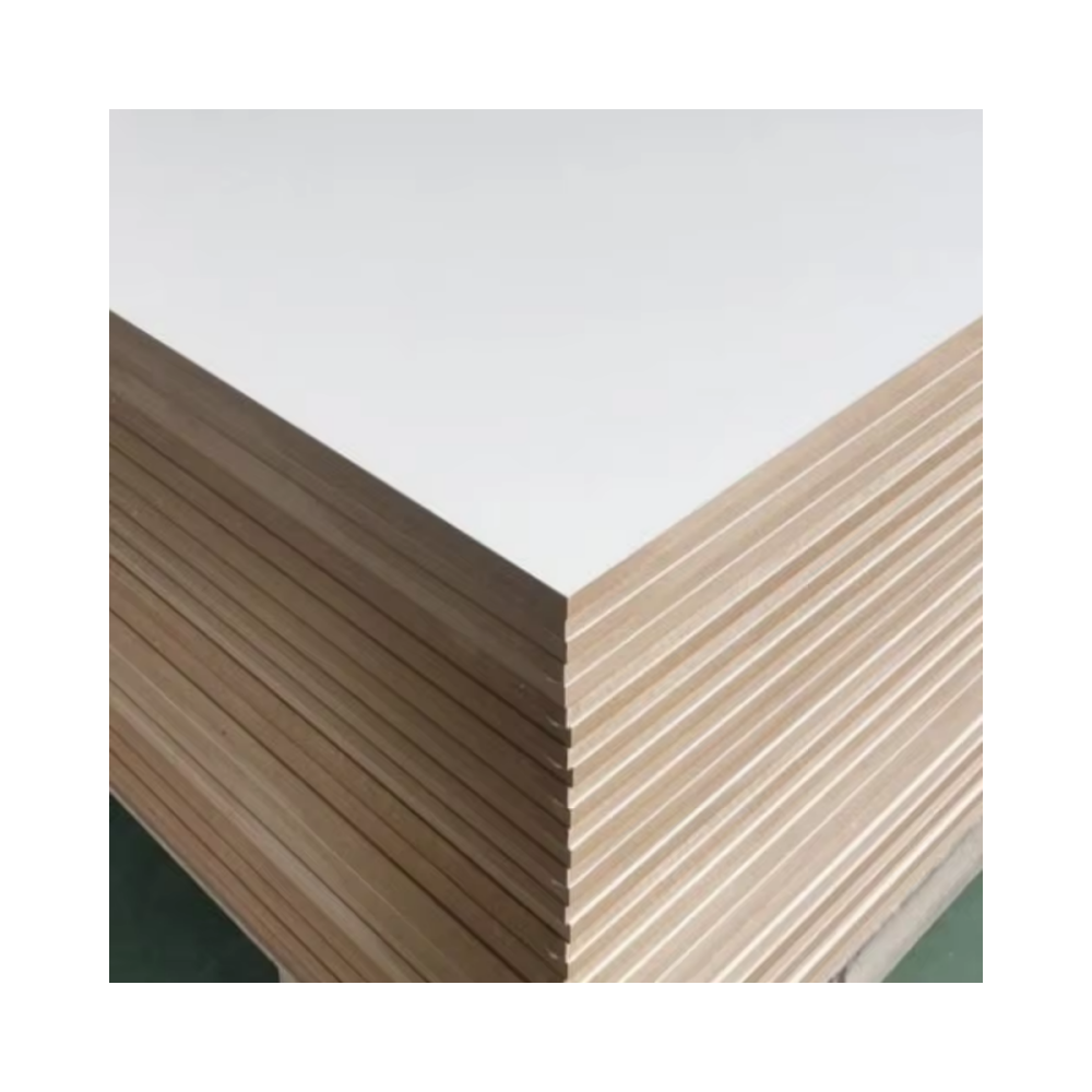 1220mm*2440mm 18mm MDF White Color Melamine Laminated Plywood Sheet