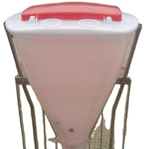 PP+SS304 100 L capacity automatic dry wet  animal feeder galvanized for livestock feeders