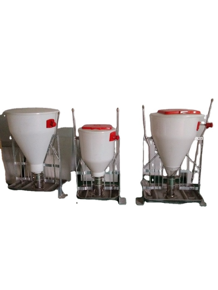 PP+SS304 100 L capacity automatic dry wet  animal feeder galvanized for livestock feeders