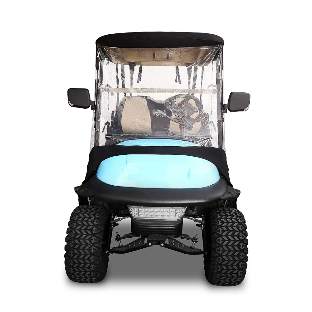 The Best-selling Oxford Cloth 600D Transparent Window Golf Cart Rain Cover Is Suitable For 4-seater Cars