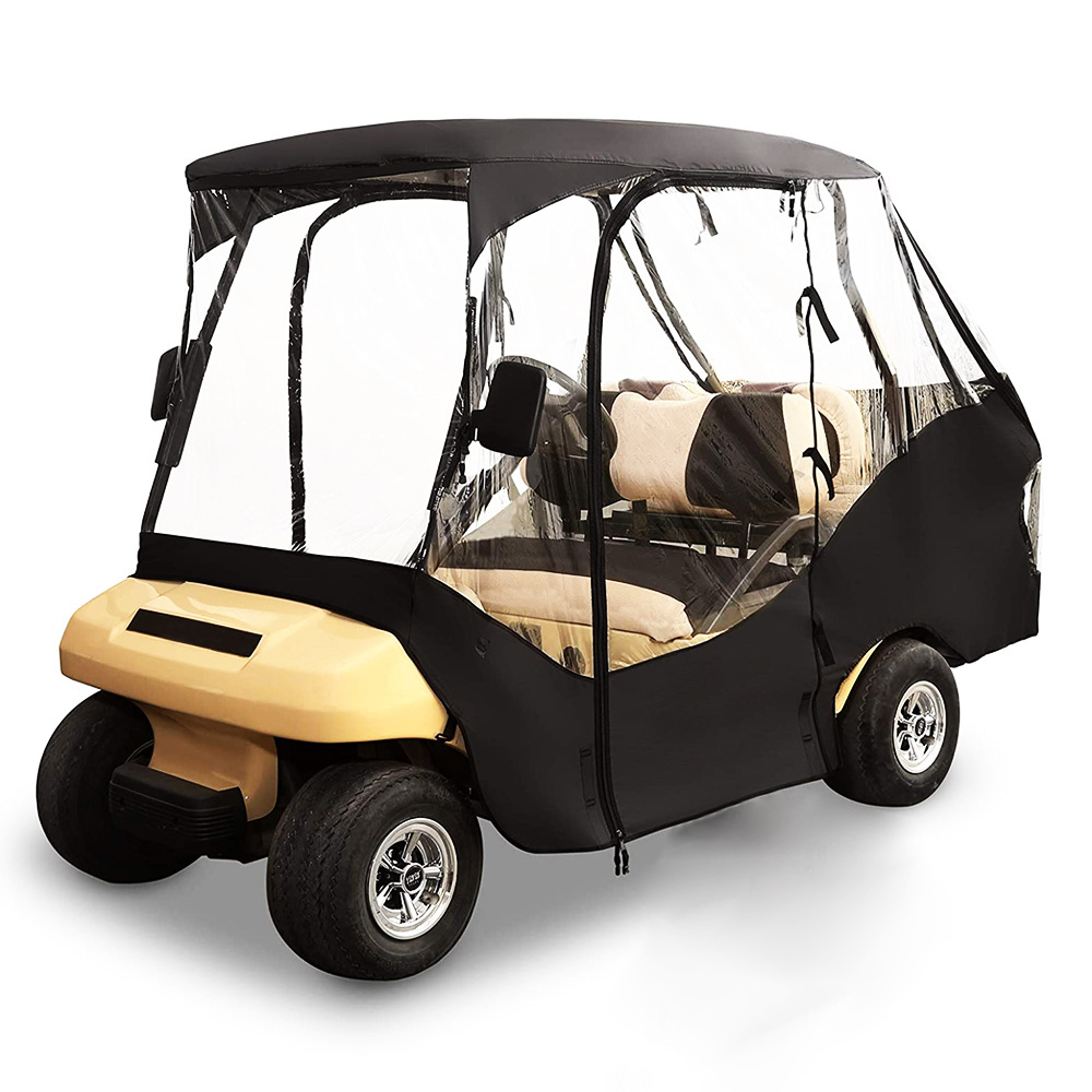 The Best-Selling 600D Waterproof Transparent Golf Cart Cover Gm Fits Most Brands Of Golf Carts