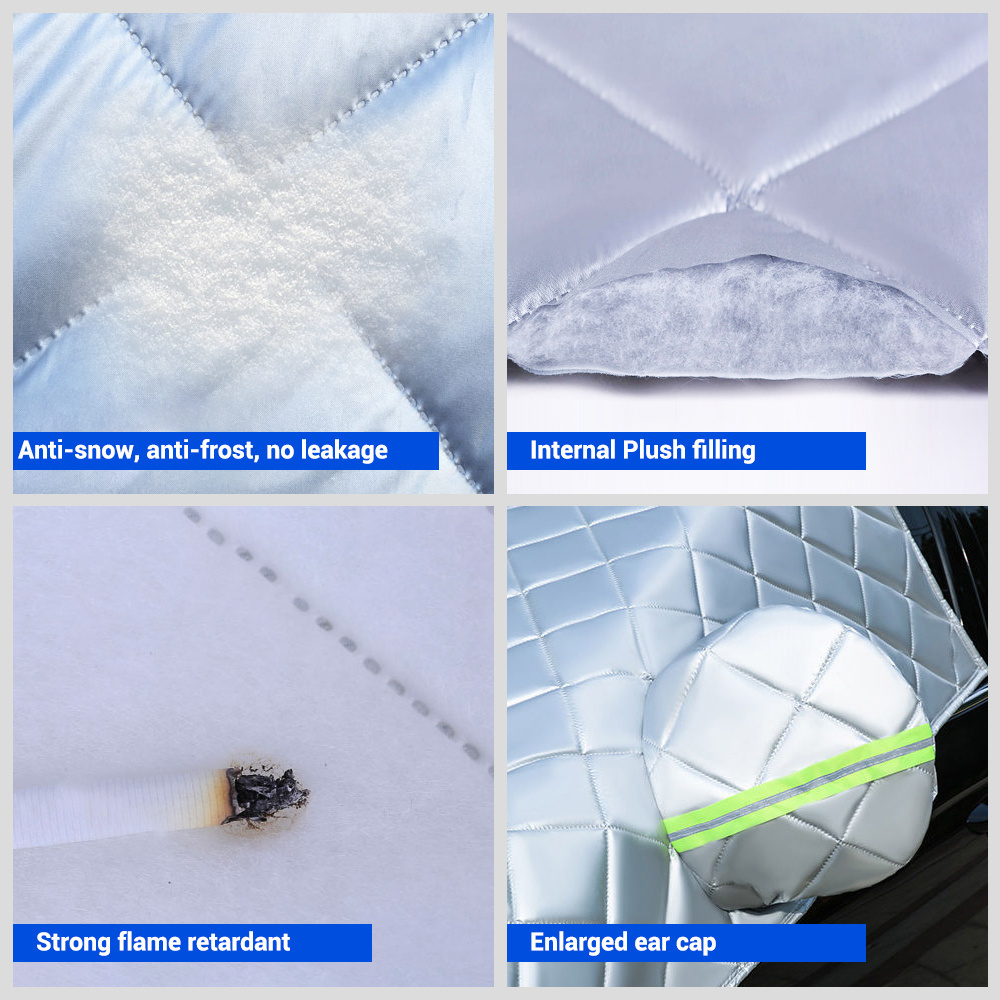 car winter protect cover magnetic thick anti ice unshable multi layer cover